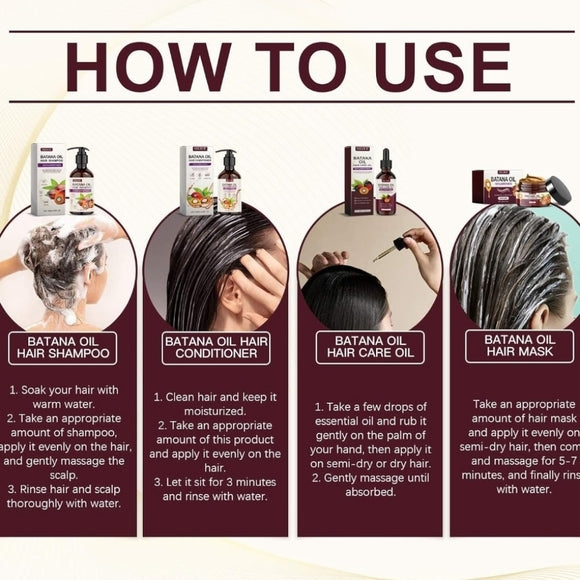 EELHOE - Batana Oil Hair Care Set