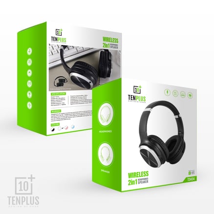 TenPlus - Wireless 2-in-1 Headphones