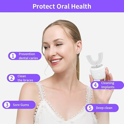 فرشاة أسنان أوتوماتيكية للتبييض - تنظيف مشرق