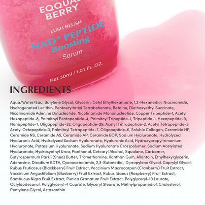 Equal Berry Lush Blush Face Serum Hydrating Brightening Skin Care