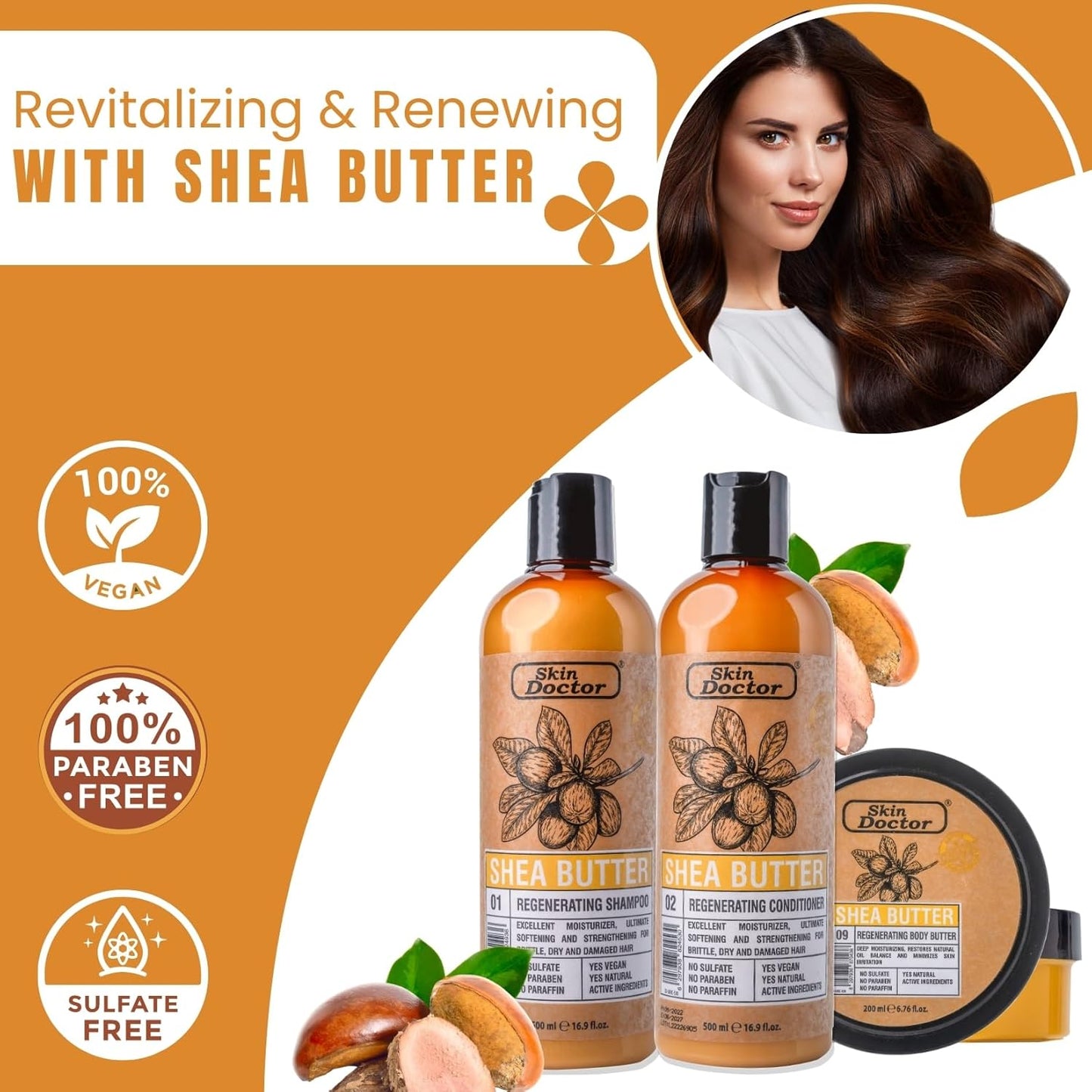 طبيب البشرة - شامبو زبدة الشيا المجدد