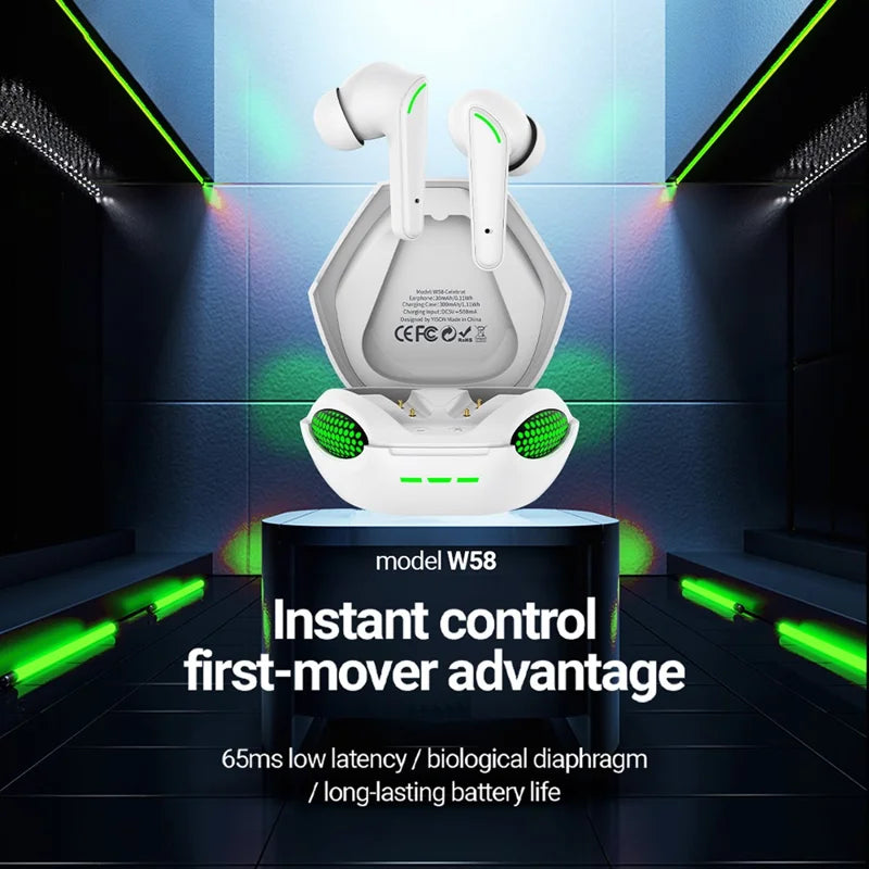 سماعة ألعاب لاسلكية TWS