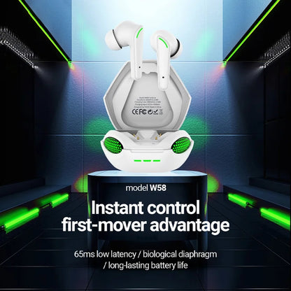 سماعة ألعاب لاسلكية TWS