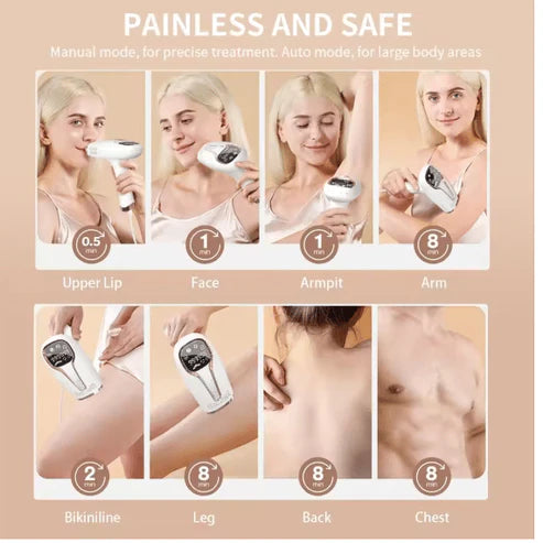 Babyverse Digital IPL Hair Removal Device for Smooth and Hair-Free Skin
