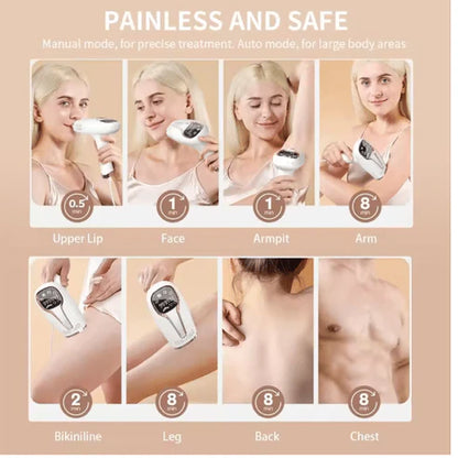 Babyverse Digital IPL Hair Removal Device for Smooth and Hair-Free Skin