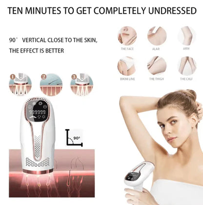 Babyverse Digital IPL Hair Removal Device for Smooth and Hair-Free Skin