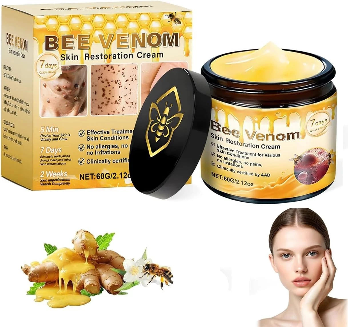 HOUKEA - Bee Venom Skin Care Cream (Original)