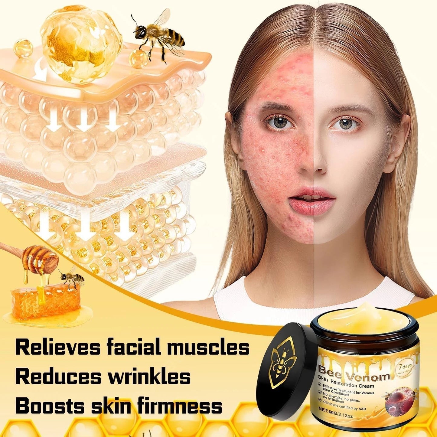 HOUKEA - Bee Venom Skin Care Cream (Original)