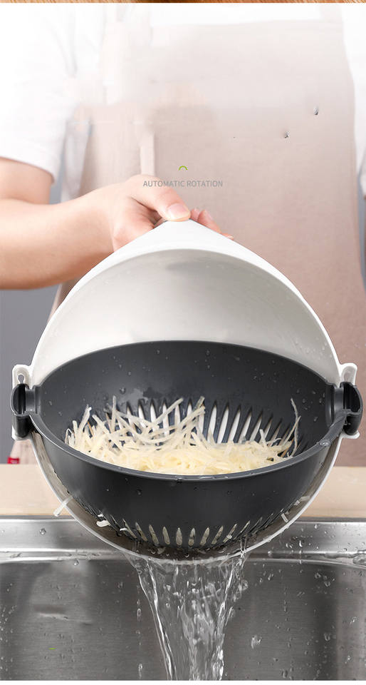 Wet Basket Vegetable Cutter & Strainer